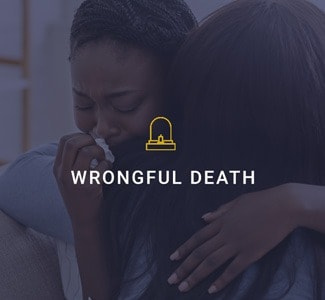 wrongful death grave icon girl crying
