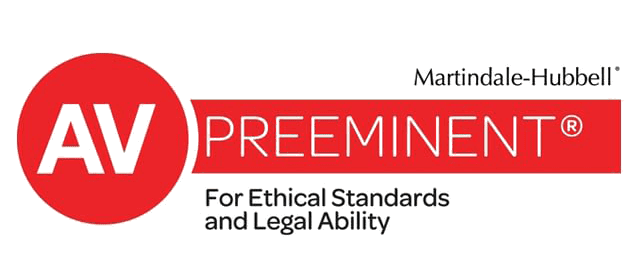 Martindale-Hubbell AV Preeminent for ethical standards and legal ability
