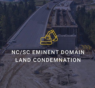Nc Sc Eminent domain land condemnation