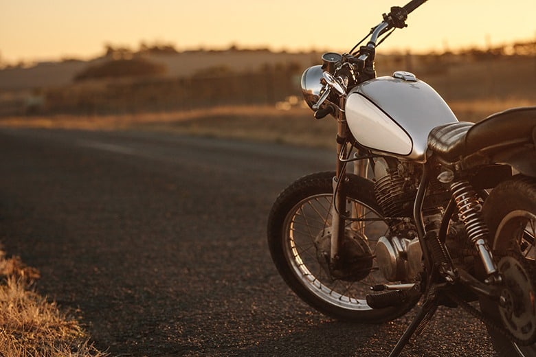vintage-motorcycle-on-empty-road